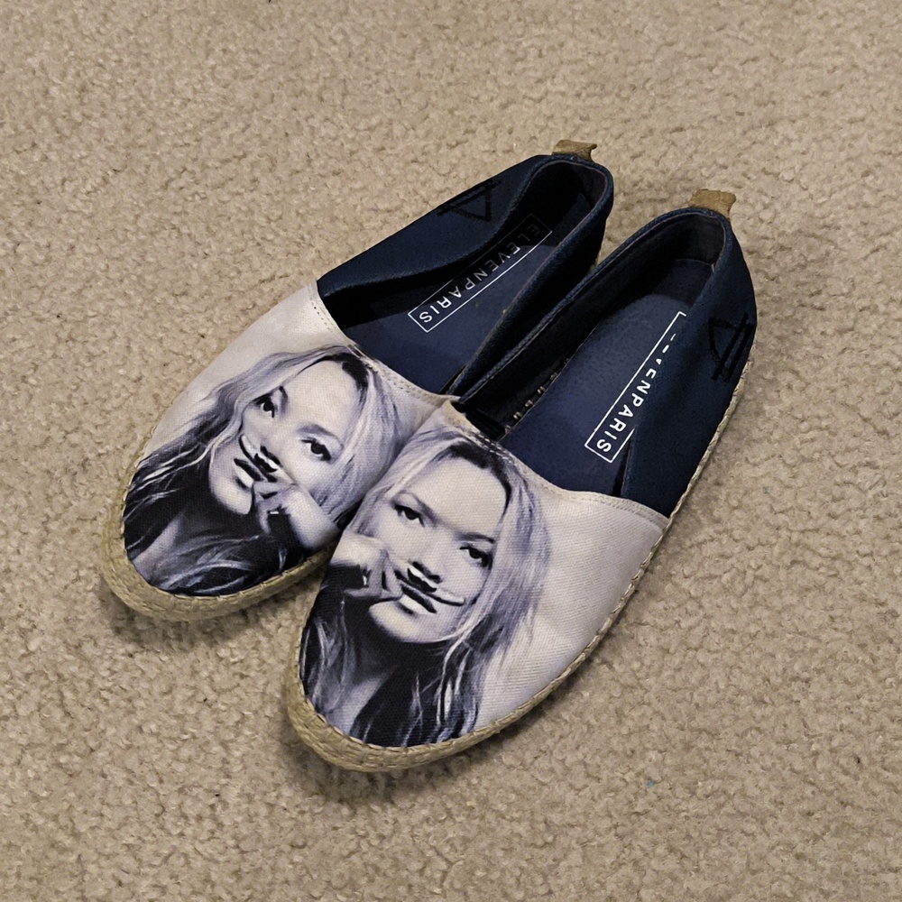 Eleven Paris Espadrilles w/ Kate Moss Graphic